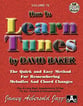 Jamey Aebersold Jazz #76 DAVID BAKER HOW TO LEARN TUNES Book with Online Audio cover